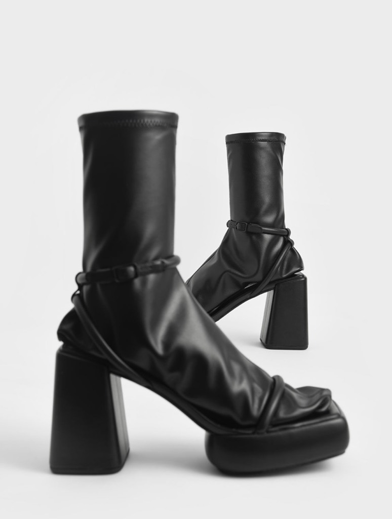 Lucile Platform Calf Boots