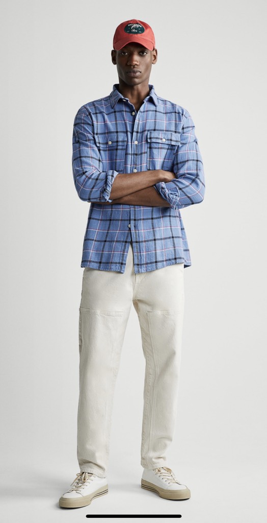 TEXTURED CHECK SHIRT