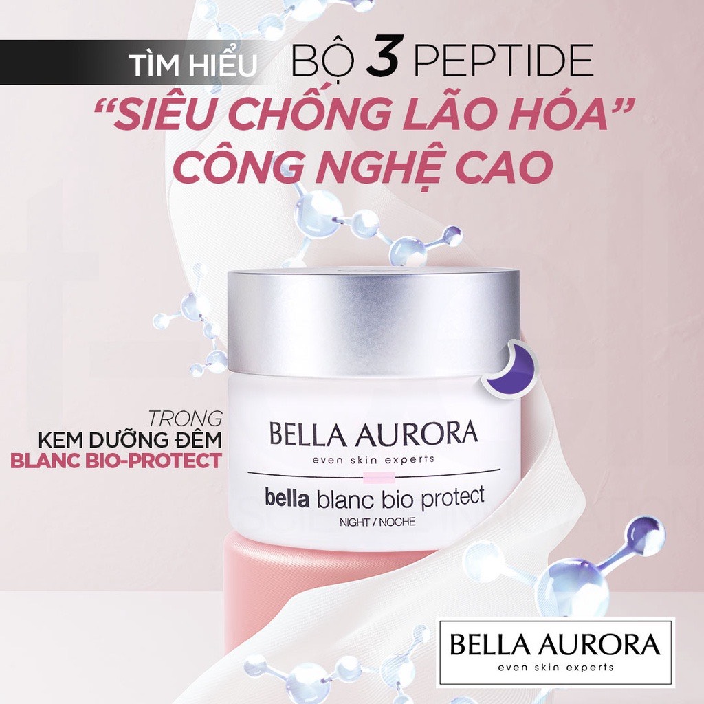 Kem Dưỡng Chống Lão Hóa Và Sáng Da Ban Đêm - Bella Aurora Bella Blanc Bio-protect Nightly Protecting Gel-cream