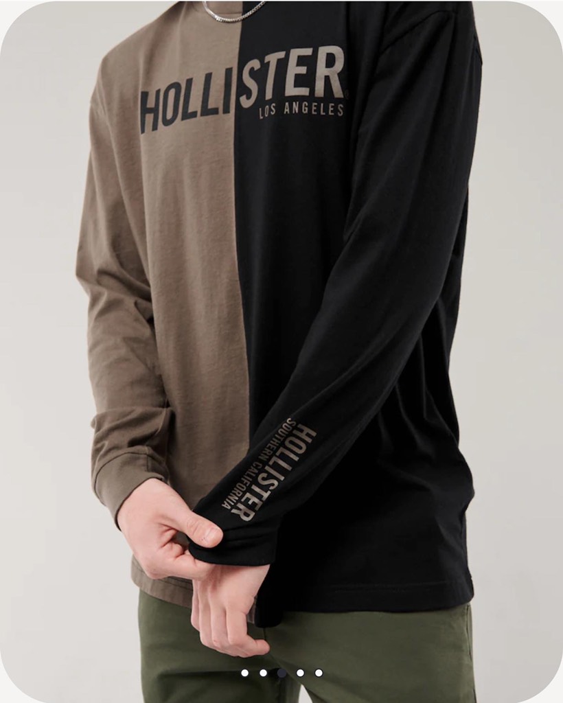 Áo thun nam Hollister Oversized Logo Graphic Tee