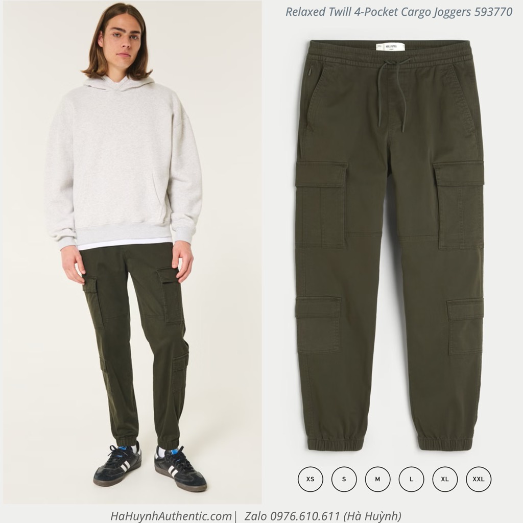 Quần Jogger nam Hollister