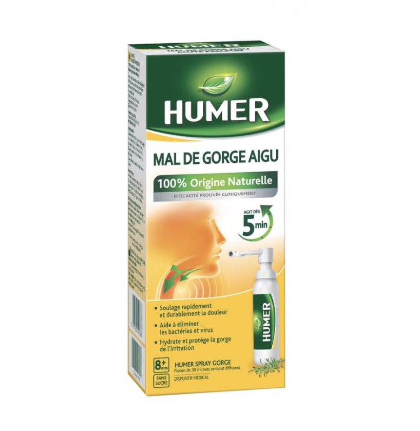 Dung dịch xịt họng Smell Acute sore throat 30 ml by Humer