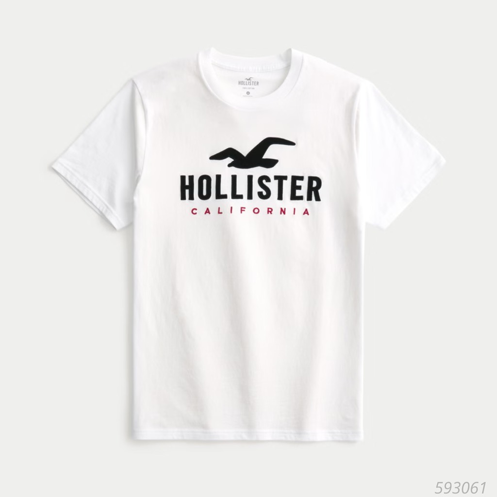 [ Hollister ] Cotton Logo Graphic Tee