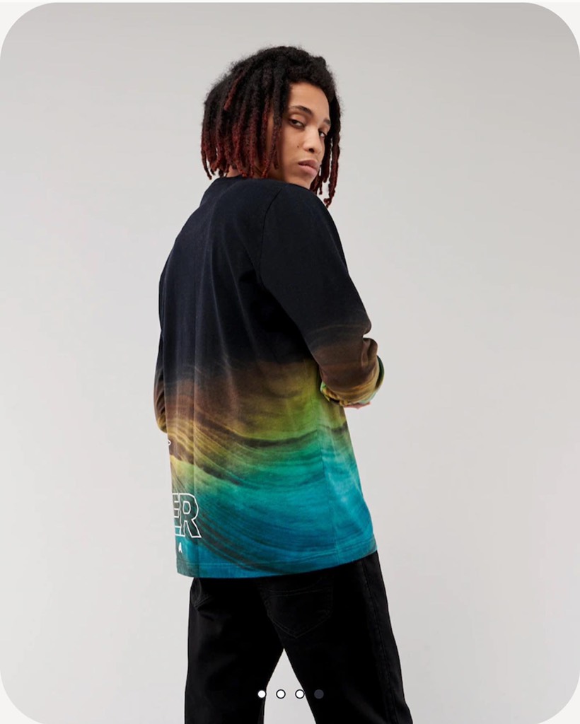 Áo thun nam Hollister Long Sleeve Print Logo Graphic Tee