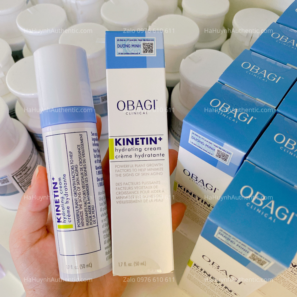 Kem dưỡng phục hồi làm dịu da OBAGI CLINICAL Kinetin+ Hydrating Cream