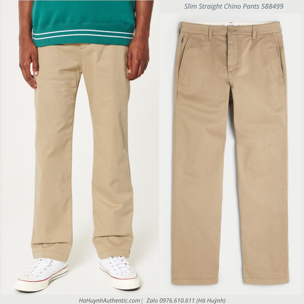 [ Hollister ] Slim Straight Chino Pants