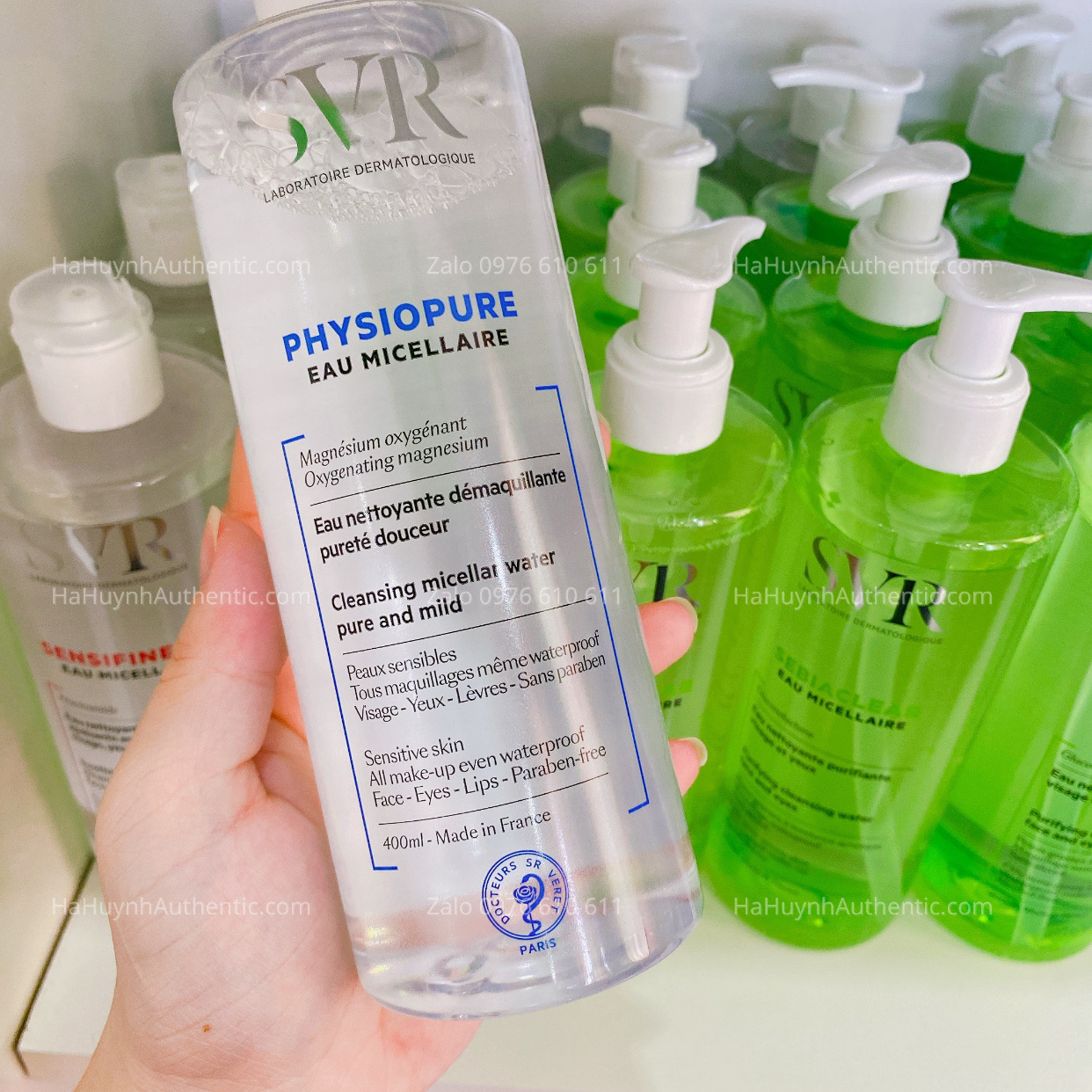 [Bill Pháp] Nước tẩy trang SVR dành cho da nhạy cảm