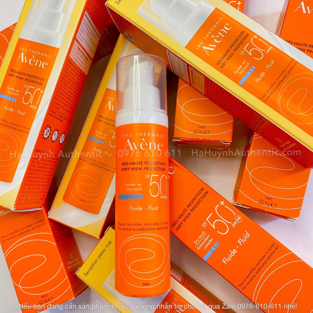 Kem chống nắng Avène Sun Care Fluid SPF50+ 50ml