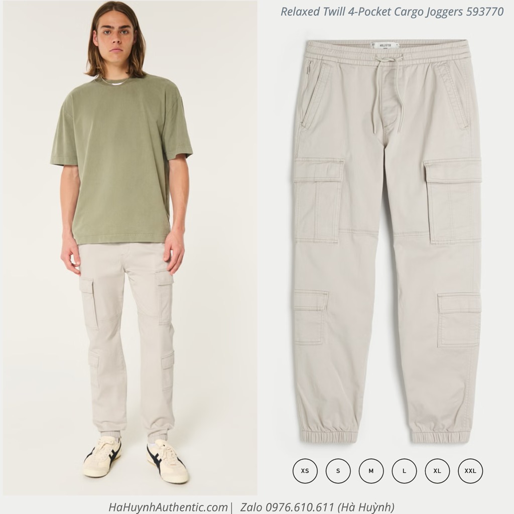 Quần Jogger nam Hollister