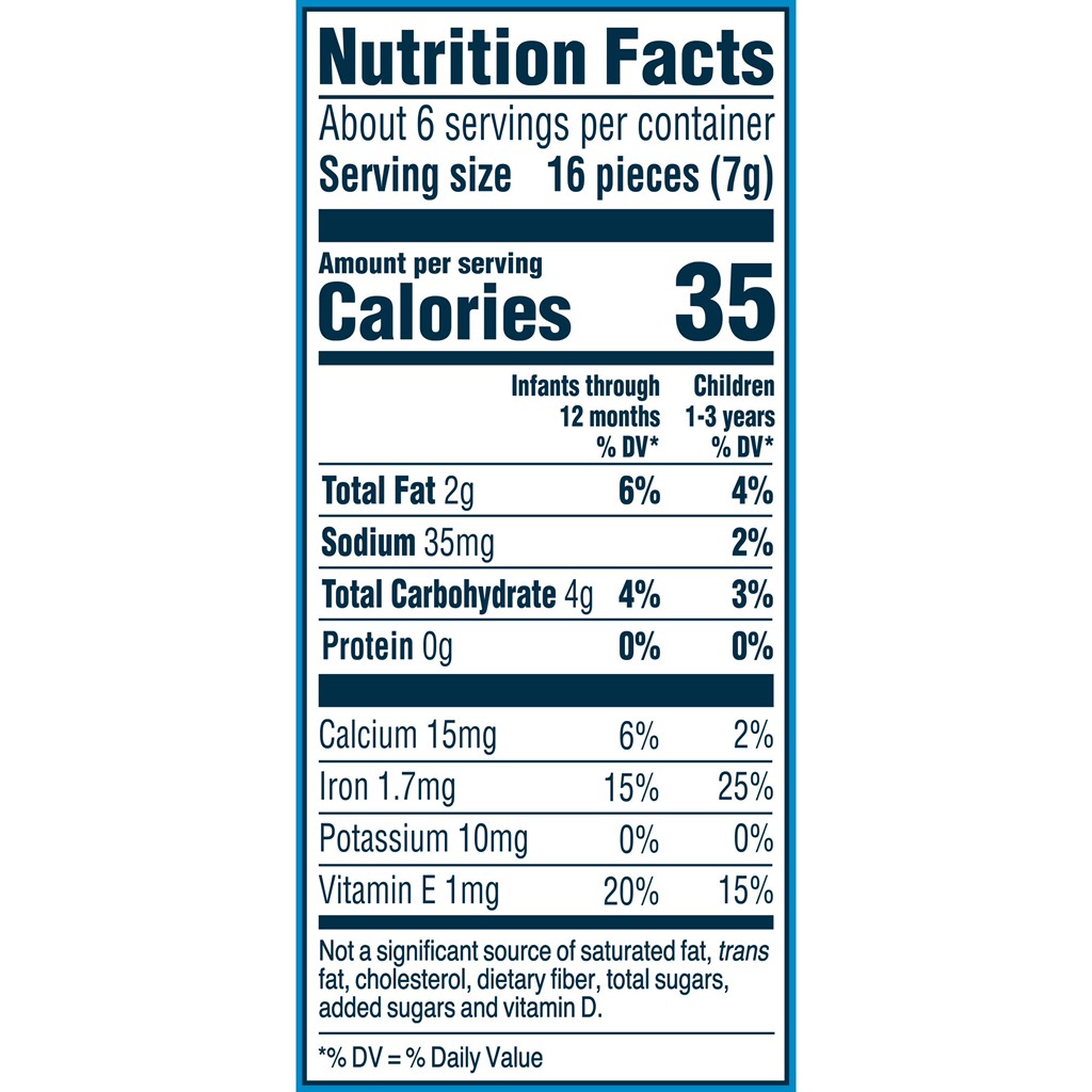 Bánh ăn dặm Gerber Mild Cheddar & Veggie Dip Baby Snack, 5.92 oz Canister, 4 Pack