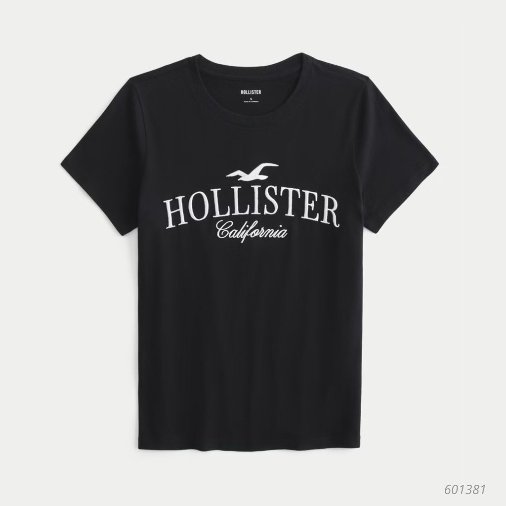 [ Hollister ] Easy Logo Graphic Tee