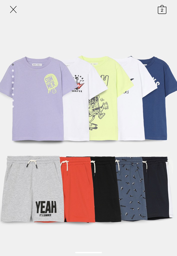 WEEKLY PACK OF 10 GARMENTS (4YEARS - 14YEARS)