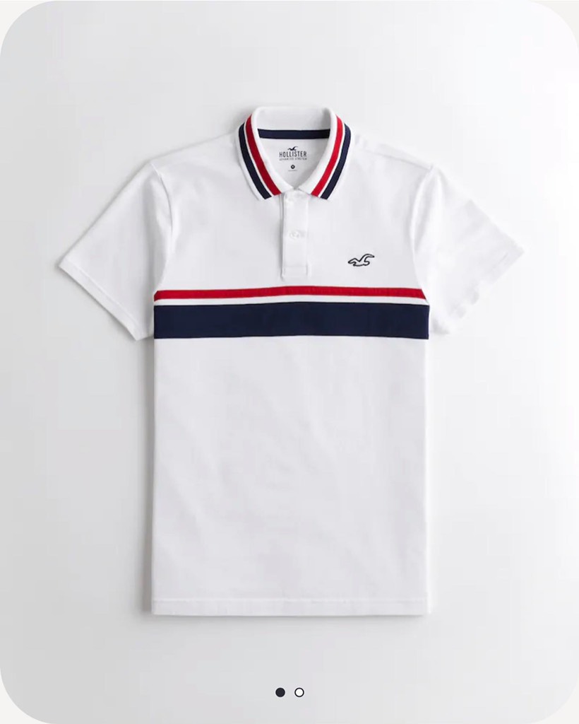Áo thun nam Hollister Striped Polo