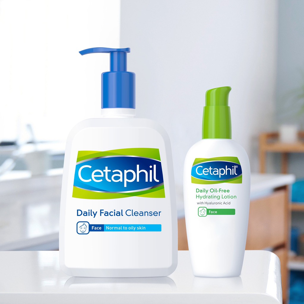 Sữa rửa mặt Cetaphil Daily Facial Cleanser for Normal to Oily Skin, 16 fl oz