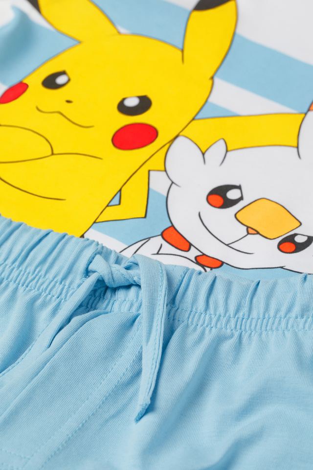HM Printed pyjamas - Light blue/Pokémon