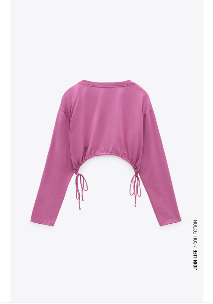 SEAMLESS CROP TOP PINK