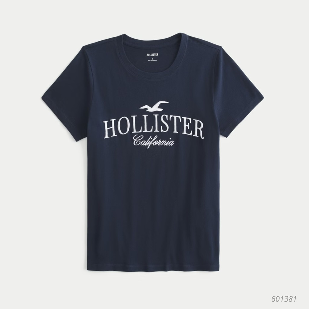 [ Hollister ] Easy Logo Graphic Tee