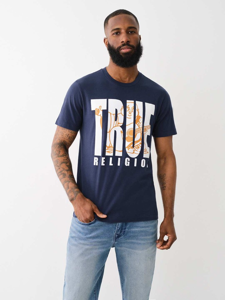 [ TRUE RELIGION ] TRUE BUDDHA LOGO TEE