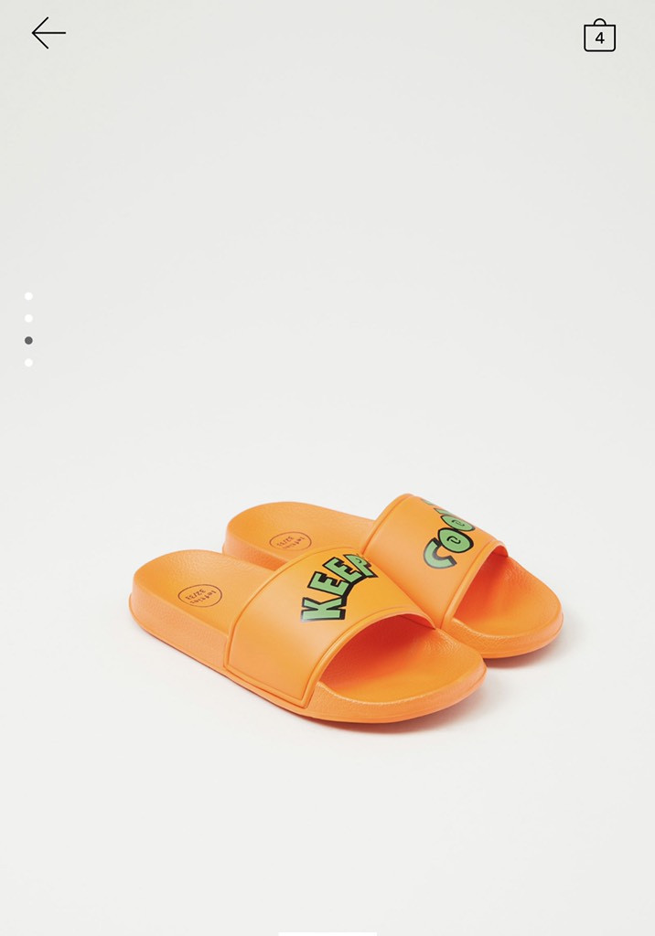 SLOGAN POOL SANDALS
