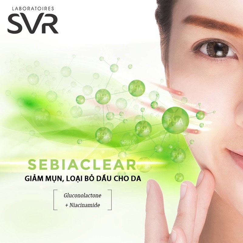 [Bill Pháp] Gel rửa mặt SVR Sebiaclear Gel Moussant 400ml