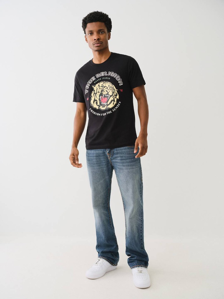 [ TRUE RELIGION ] TIGER GRAPHIC CREW TEE