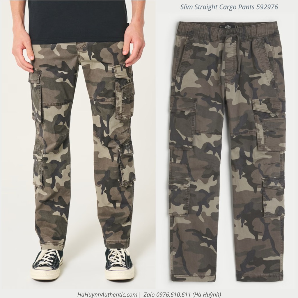 [ Hollister ] Slim Straight Cargo Pants
