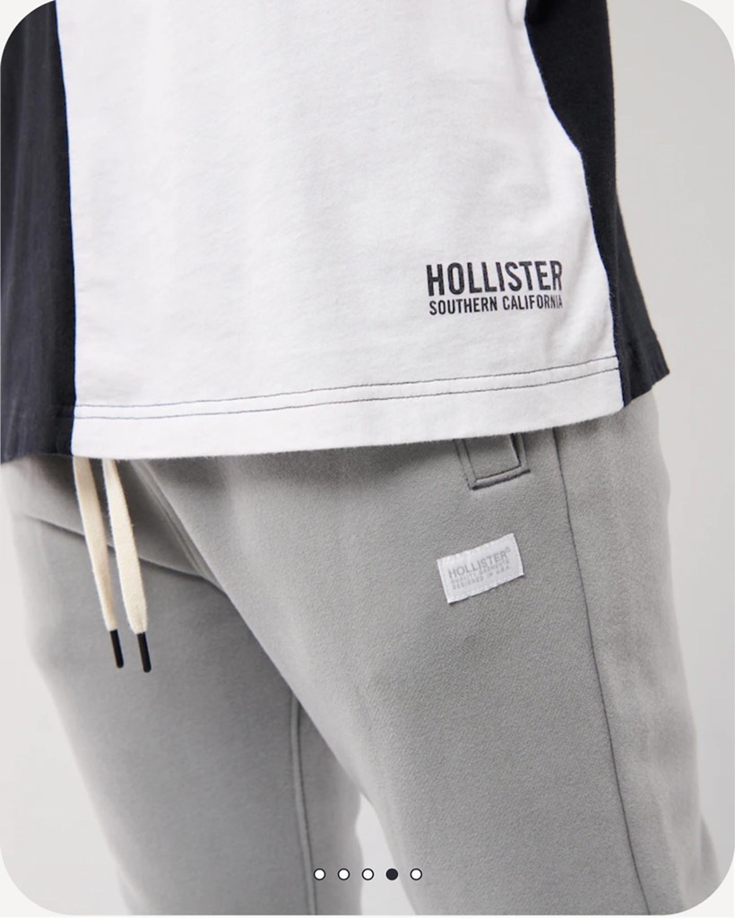 Áo thun nam Hollister Oversized Colorblock T-Shirt