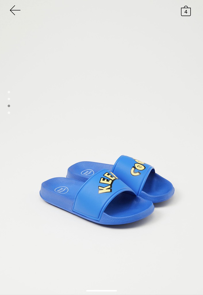 SLOGAN POOL SANDALS