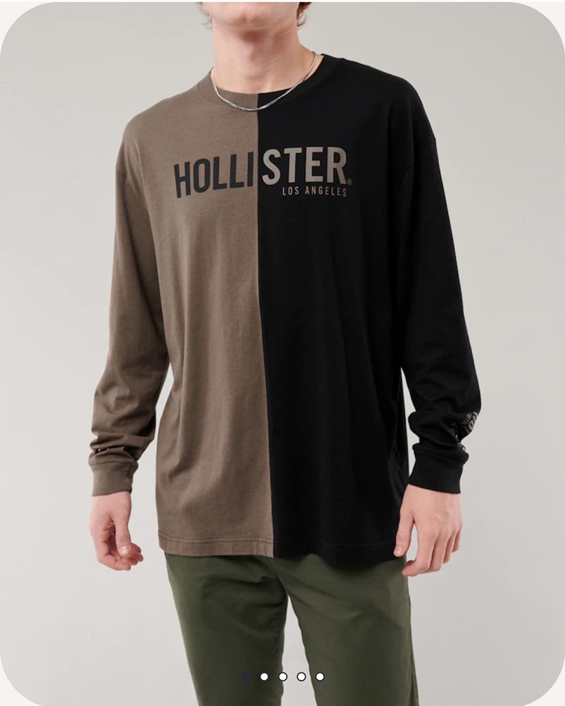 Áo thun nam Hollister Oversized Logo Graphic Tee