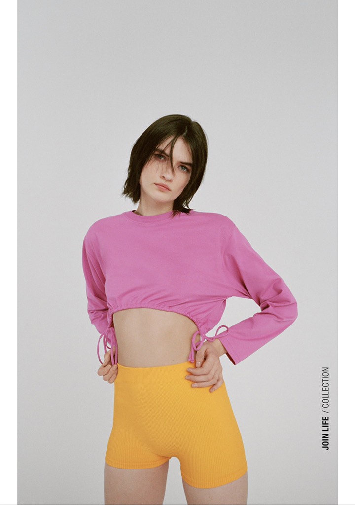 SEAMLESS CROP TOP PINK