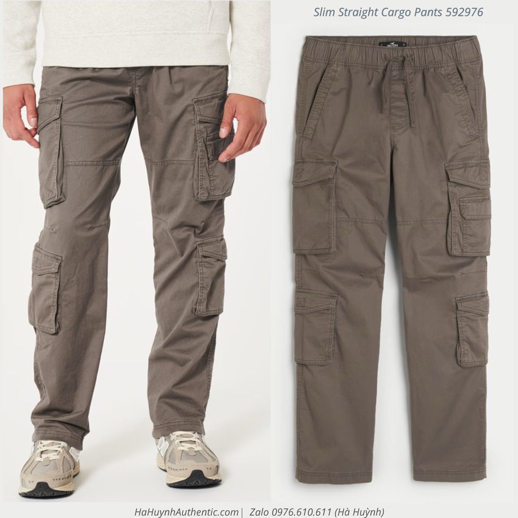 [ Hollister ] Slim Straight Cargo Pants