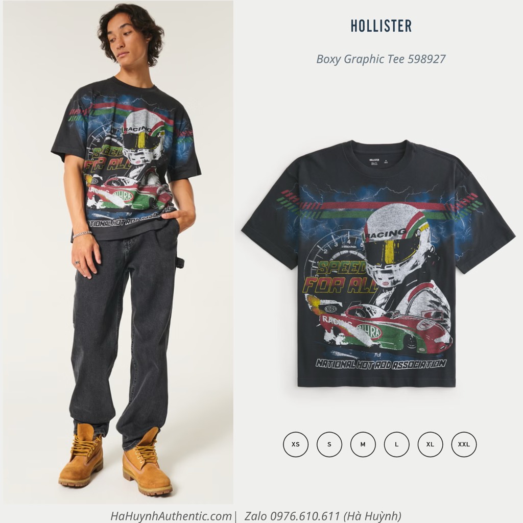 Áo thun nam Hollister