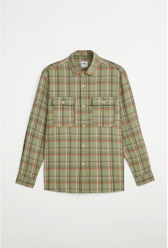TEXTURED CHECK SHIRT
