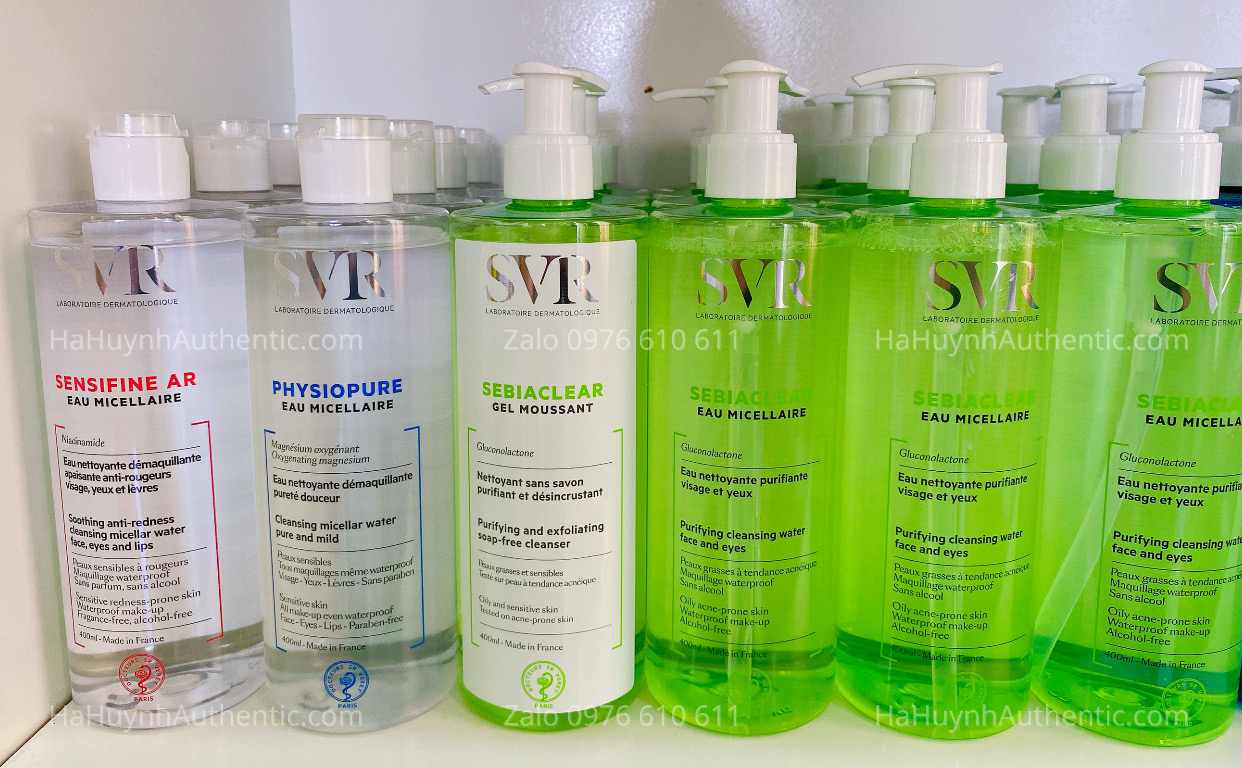 [Bill Pháp] Gel rửa mặt SVR Sebiaclear Gel Moussant 400ml