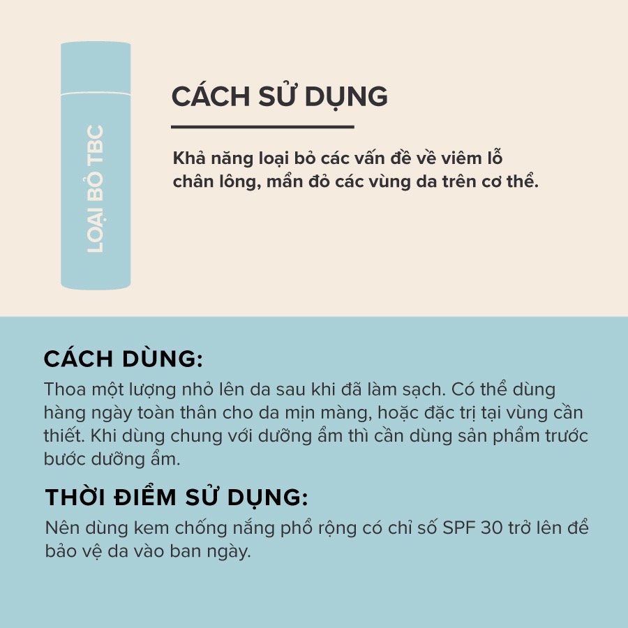 LOẠI BỎ TẾ BÀO CHẾT TOÀN THÂN WEIGHTLESS BODY TREATMENT 2% BHA 210ML