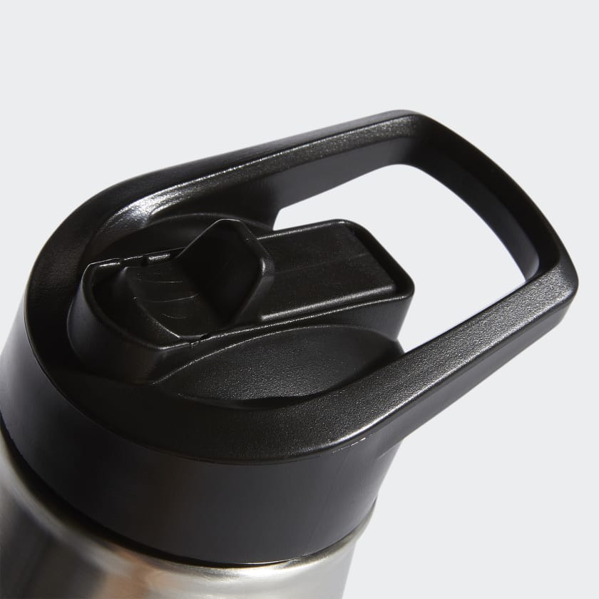 STEEL STRAW METAL BOTTLE 600 ML