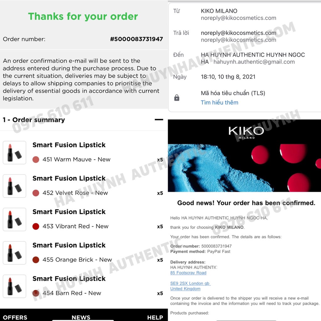 Son Kiko Smart Fusion Lipstick