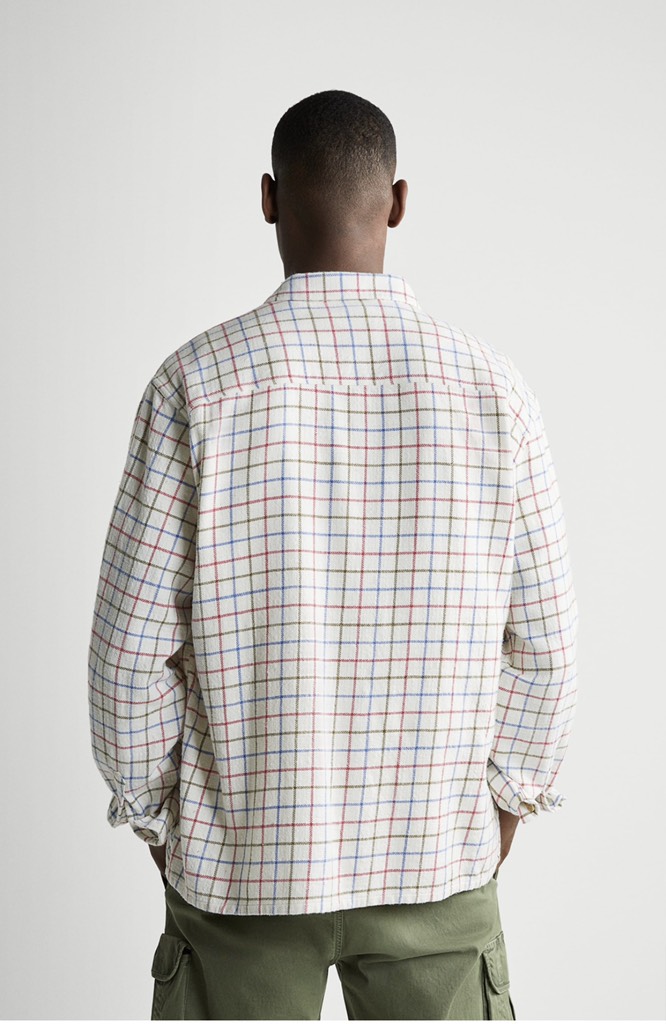 TEXTURED CHECK SHIRT