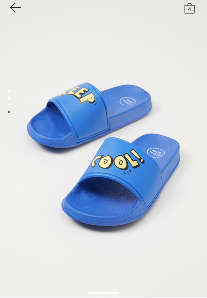 SLOGAN POOL SANDALS