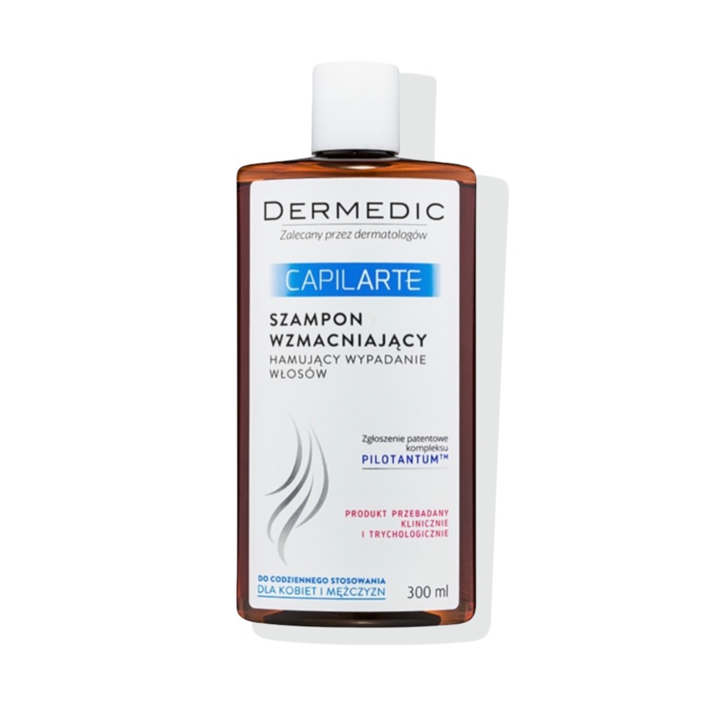 Dầu gội giảm rụng tóc & làm dày tóc Dermedic CAPILARTE Strengthening, anti-hair loss shampoo