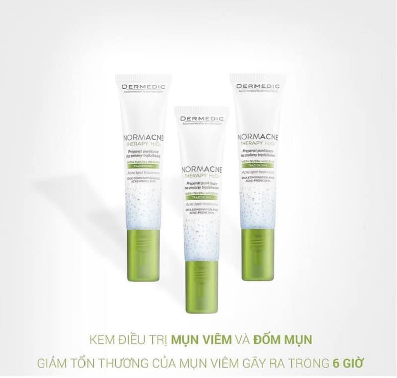 Kem điều trị mụn và đốm mụn Dermedic NORMACNE Acne Spot Treatment