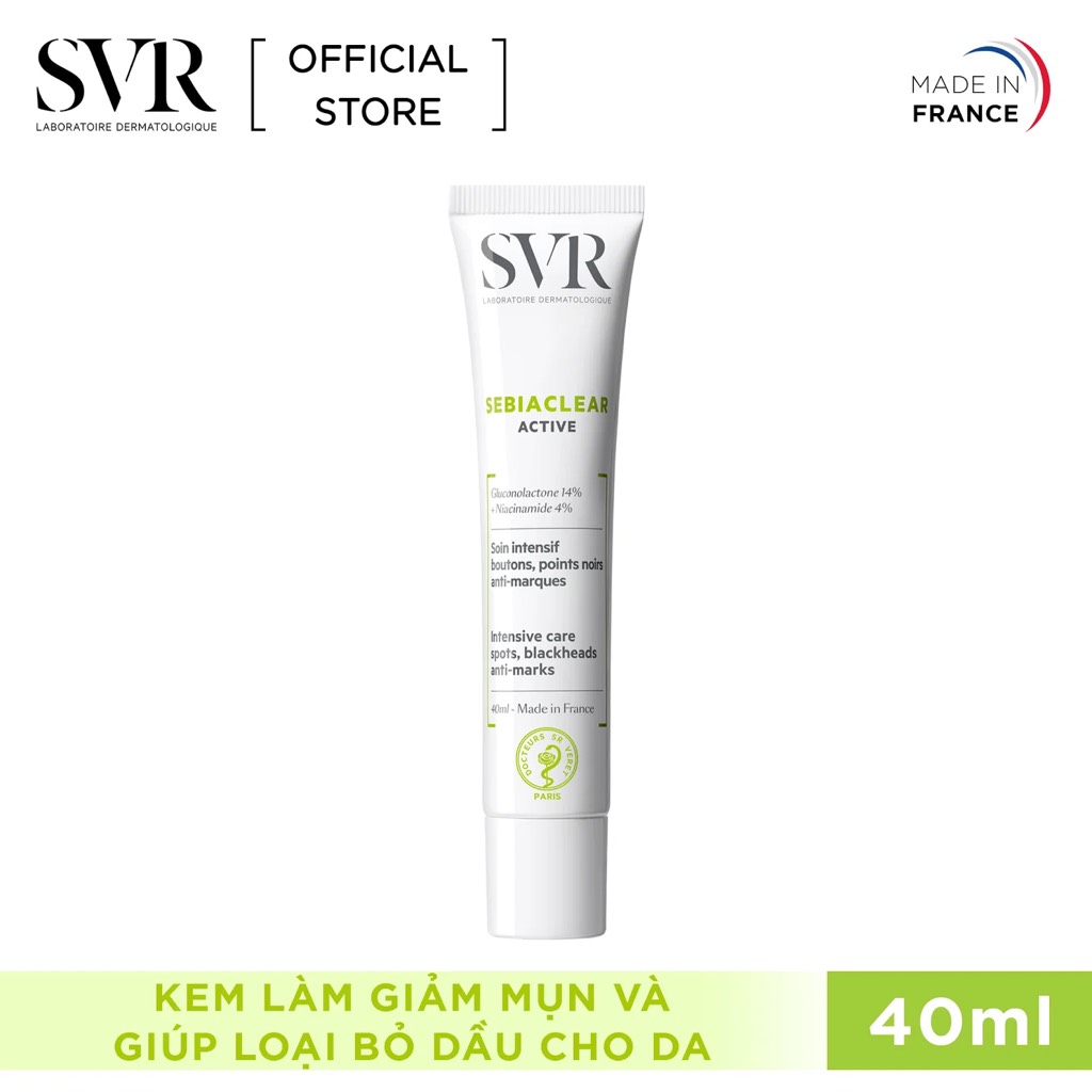 Kem dưỡng trị mụn SVR Sebiaclear Active