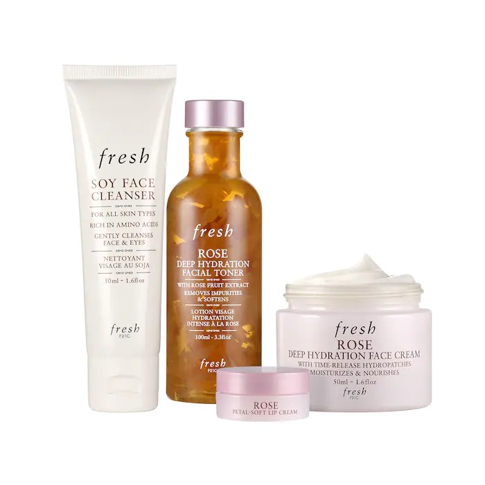 Rose Deep Hydration Skincare Gift Set