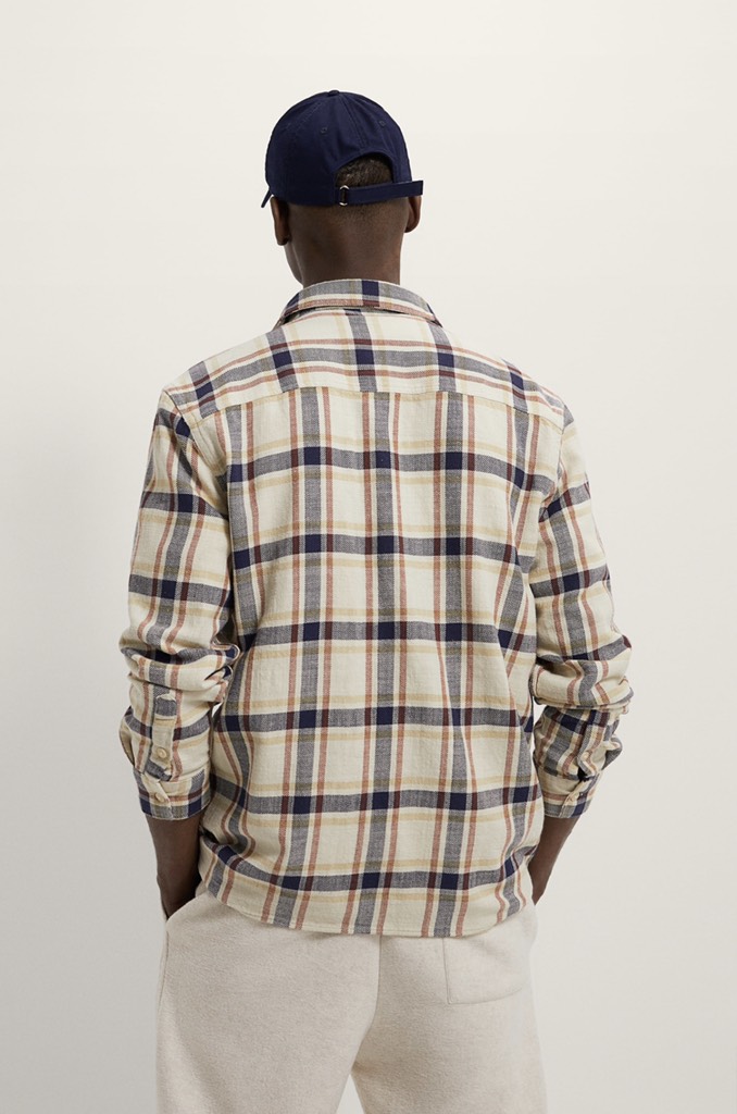TEXTURED CHECK SHIRT