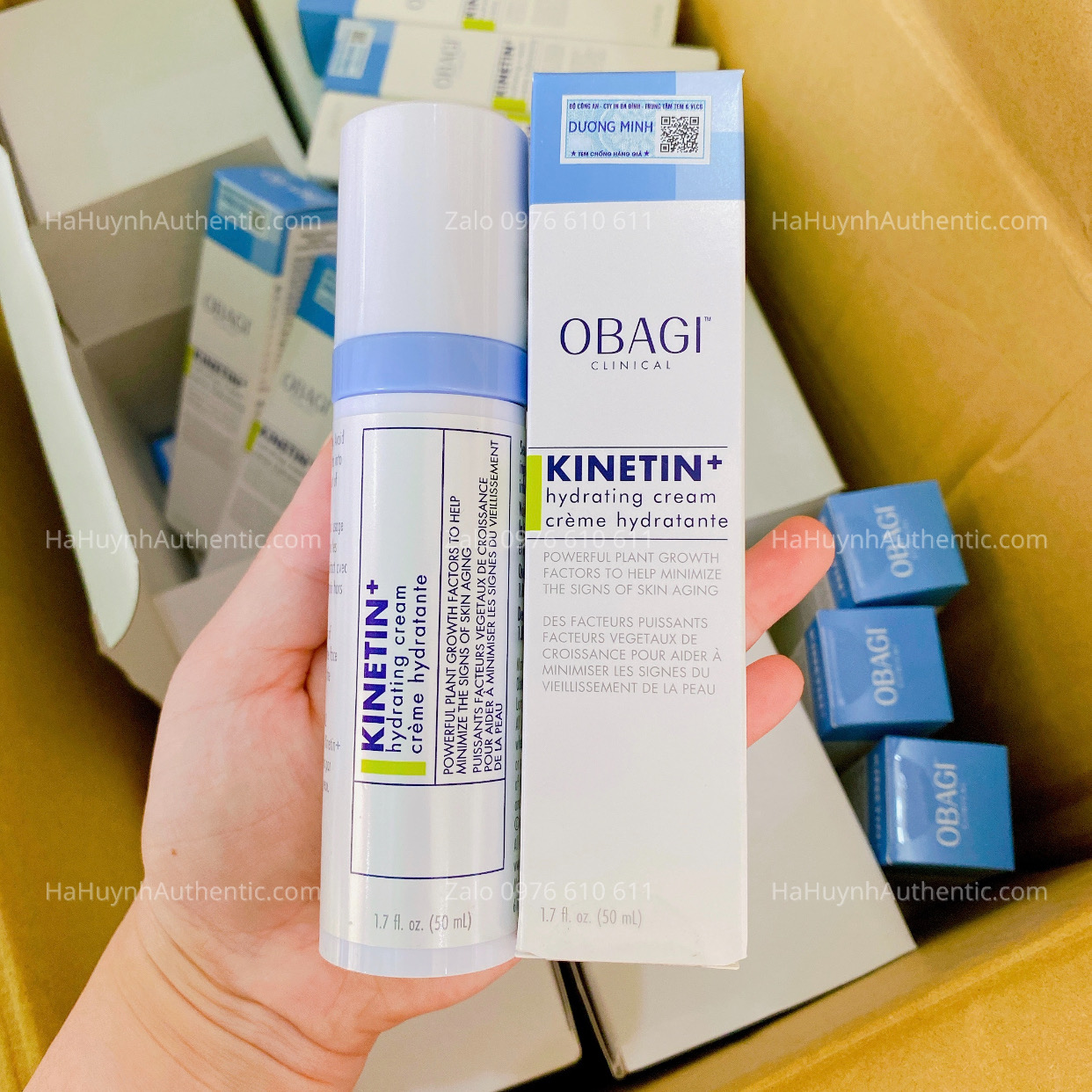 Kem dưỡng phục hồi làm dịu da OBAGI CLINICAL Kinetin+ Hydrating Cream
