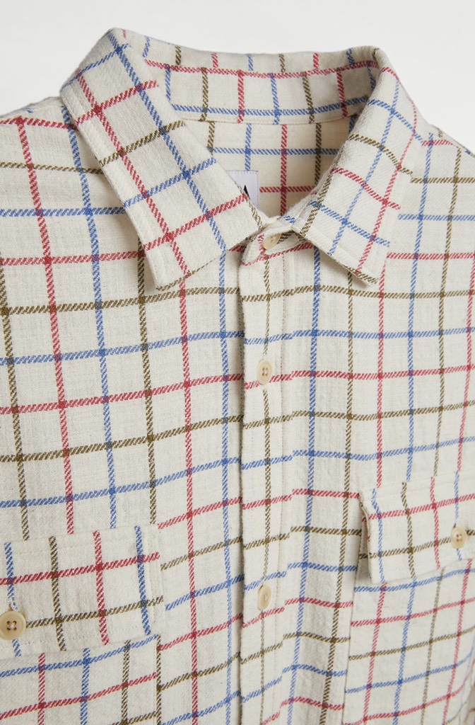 TEXTURED CHECK SHIRT