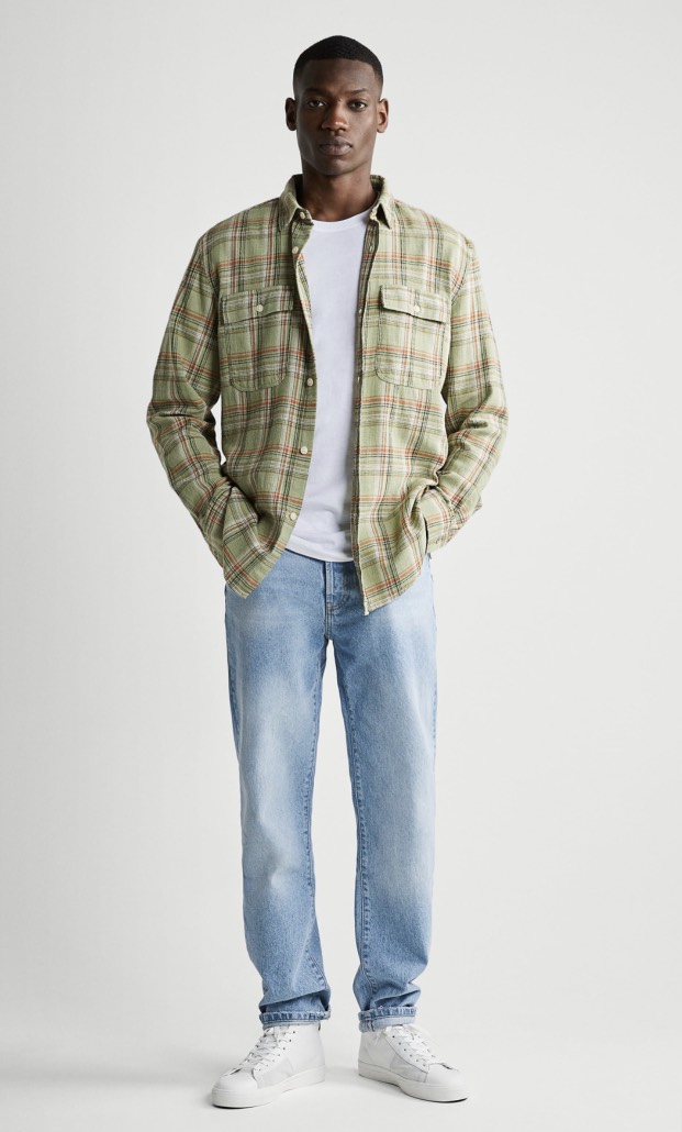 TEXTURED CHECK SHIRT