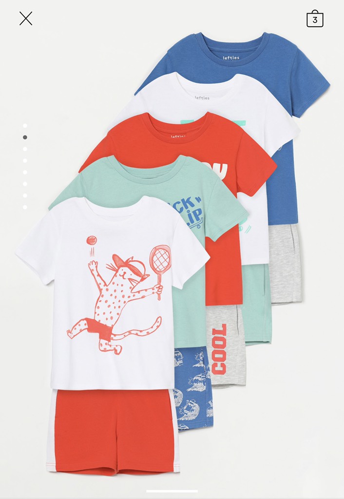 WEEKLY PACK OF 10 GARMENTS (3MONTHS - 4YEARS)