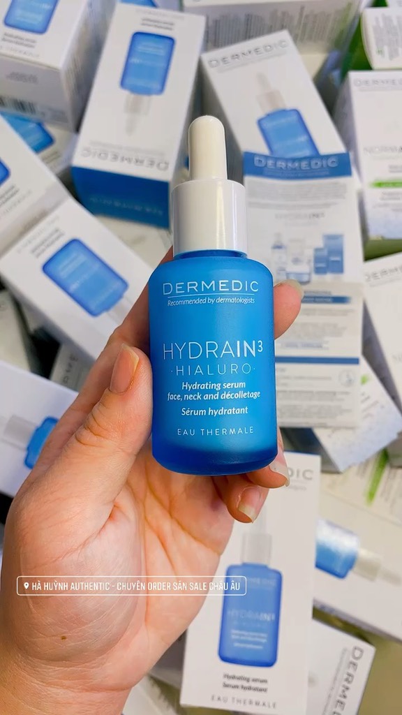 Serum cấp ẩm dành cho da khô, mất nước DERMEDIC HYDRAIN3 HIALURO