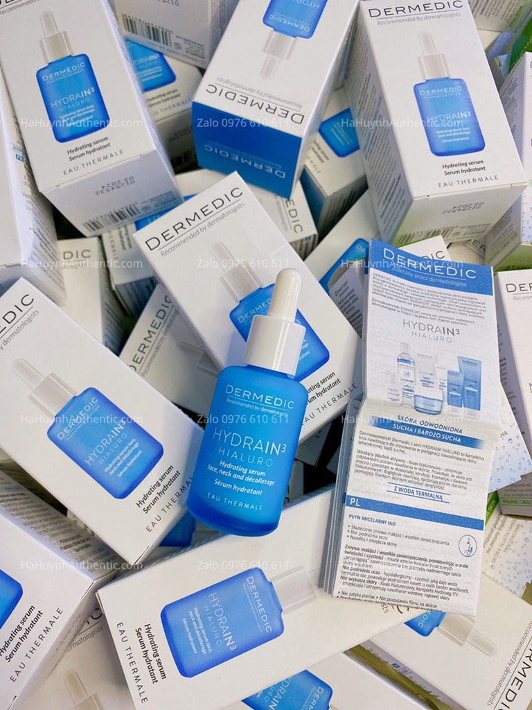 Serum cấp ẩm dành cho da khô, mất nước DERMEDIC HYDRAIN3 HIALURO